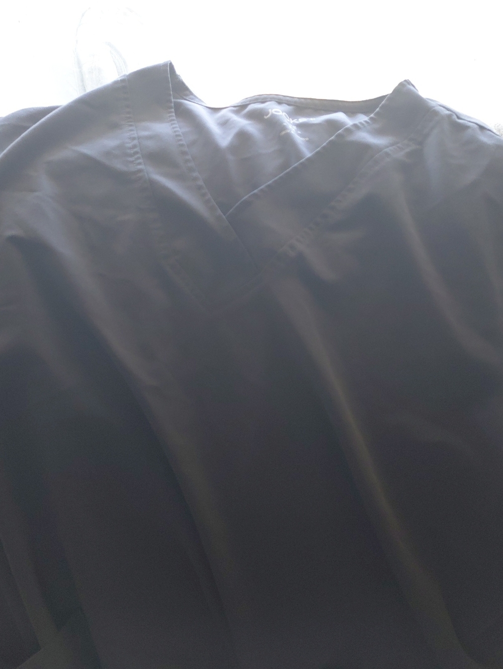 Dark Grey Jockey Scrub Top